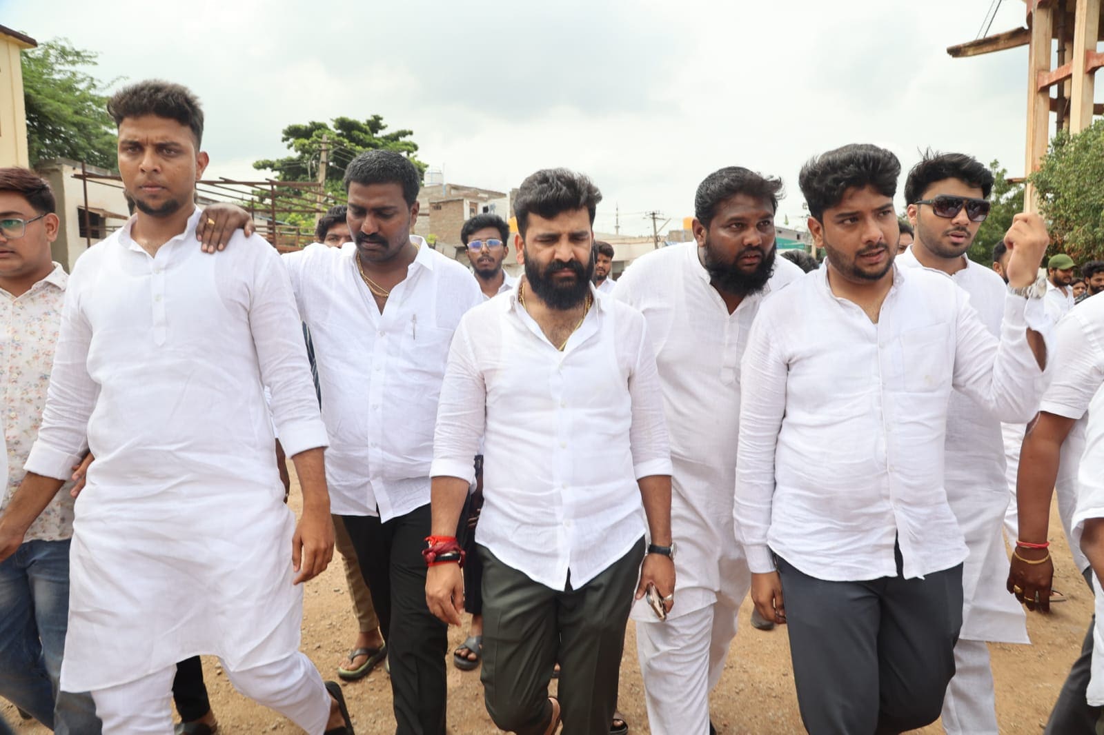 Grassroots Visit — Cowl Bazaar Block — Grassroots action by Ballari Youth Congress in Cowl Bazaar, Ballari on July 2025